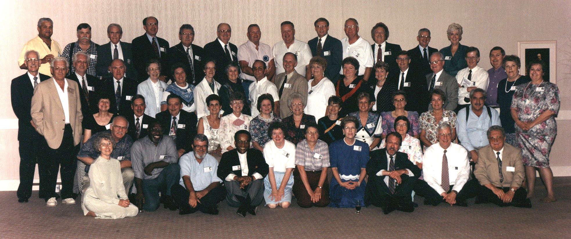 Group Photo Of The Class Of 1955 At The 40th  Reunion