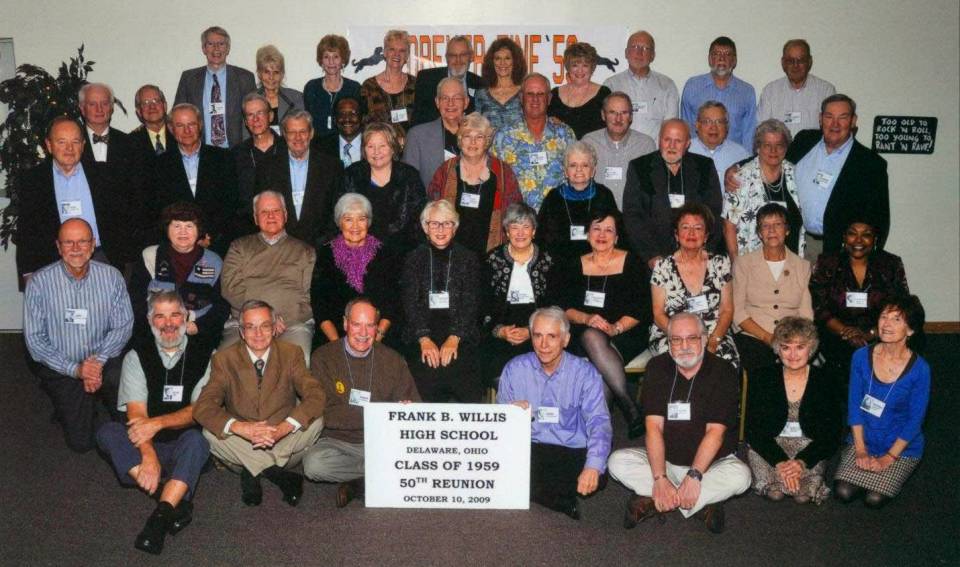 Group Photo Of The Class Of 1959 At The 2009 Reunion