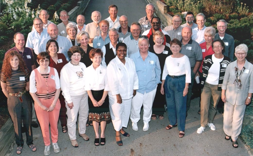Group Photo Of The Class Of 1959 At The 2000 Reunion